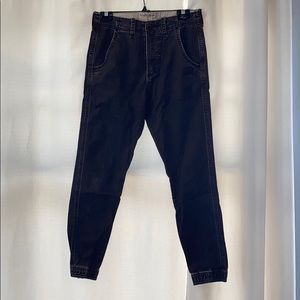 Hollister flex comfort jogger pants in brown print